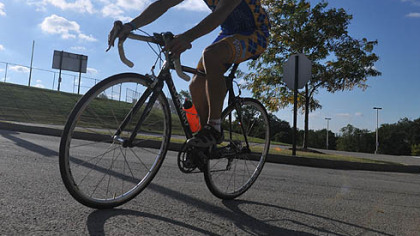 Jerry Chessman during his ride.