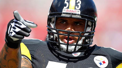 Steelers center Maurkice Pouncey on the team's hopes for the AFC North title: "We can't depend on Baltimore to lose a game."