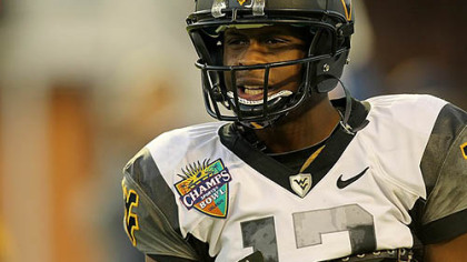 West Virginia quarterback Geno Smith.