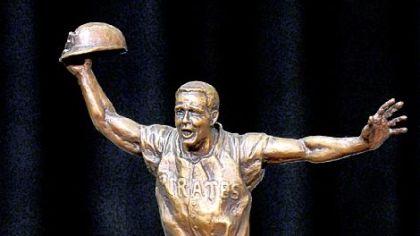 A model of the statue