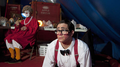 Clown Mark Gindick.