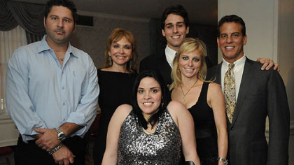 From left, Brian Yadouga, Veronica Guarino, Vanessa Guarino, Lou "Geeg" Guarino III, Aimee Guarino-Yadouga and Louis Anthony Guarino.