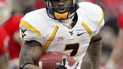 West Virginia running back Noel Devine: 3,381 career yards in three seasons.