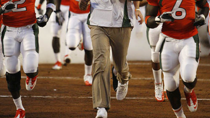 Miami head coach Randy Shannon was once recruited by Pitt head coach Dave Wannstedt.