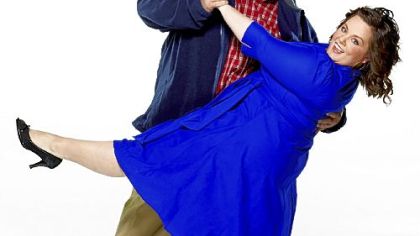 Billy Gardell and Melissa McCarthy dance with romance in the new CBS comedy "Mike & Molly."