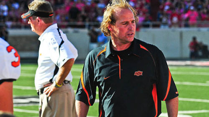Oklahoma State offensive coordinator Dana Holgorsen had been among the top candidates for Pitt's job but was confirmed he was not going to be considered for that position.