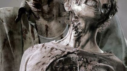 Greg Nicotera said for "Walking Dead" his goal was to create zombies that looked different from what zombie fans have seen before.