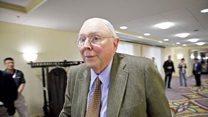 Charles Munger, vice chairman of Berkshire Hathaway Inc.