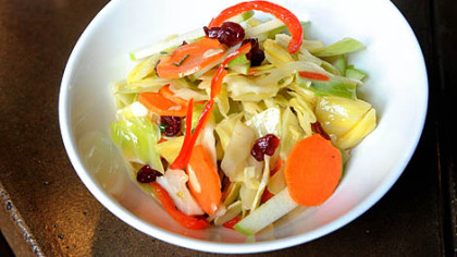 Seasonal Cole Slaw at Brgr.