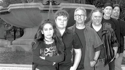 Josie Crooks, left, Roman Prokopenko, Jim Waugaman, Rowen Poole, John Tallent and Scot Harvey make up Persephone's Dream.