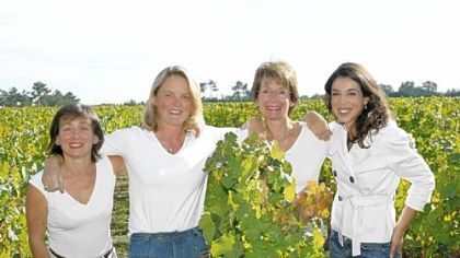 From left to right: Marie-Laure Lurton, Armelle Falcy-Cruse, Martine Cazeneuve and Florence Lafragette.