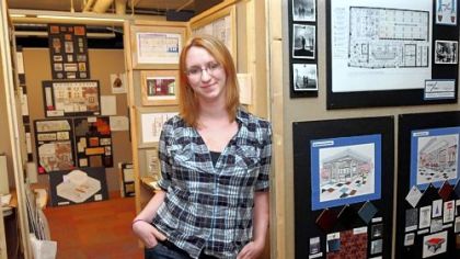 Kayla Fekete, 18, is part of Chatham University's new three-year bachelor's degree program. She is studying interior architecture and is taking 21 credits this semester.