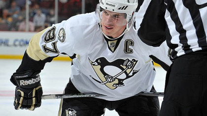 Penguins captain Sidney Crosby has won 57.5 percent of his faceoffs this season.