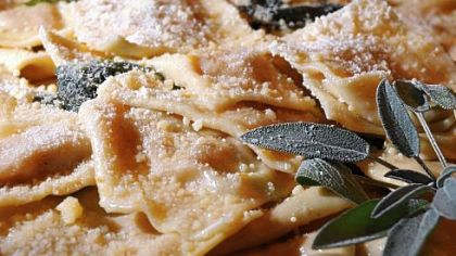 Cappellacci with Squash filling.