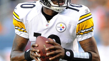 Quarterback Dennis Dixon will start Sunday against the Falcons at Heinz Field.
