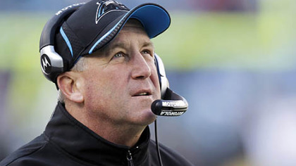Carolina Panthers coach John Fox.