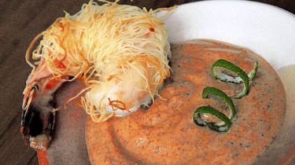 De Lime and De Coconut Shrimp.