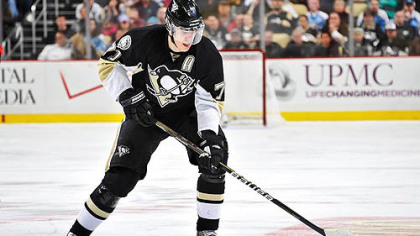 Penguins forward Evgeni Malkin has been sidelined for three games due to a knee injury.