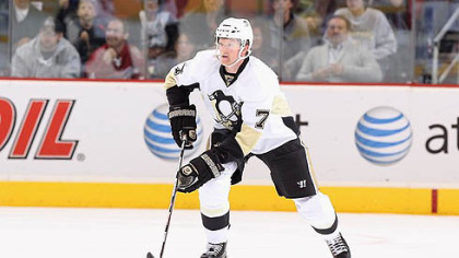 Penguins defenseman Paul Martin has scored eight points this season.