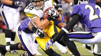 Steelers wide receiver Hines Ward on facing the Ravens: "It's the one game you circle."