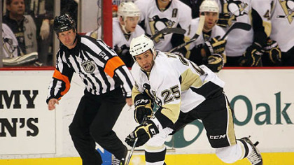 Penguins forward Max Talbot has averaged 3:04 of short-handed ice time per game this season.