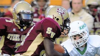 Steel Valley running back Delrece Williams finishes first in WPIAL rushing yardage this season.