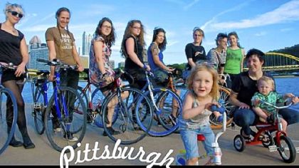 A group of women bicyclists has created a 2011 Babes on Bikes calendar to raise money for the Women's Center and Shelter.