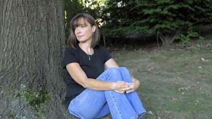 Sunny Carney, who has a rare form of cancer, at her Plum home.