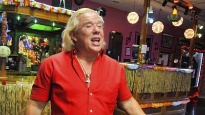 Dan Casne, 61, the "Blonde Elvis of Pittsburgh," works on cranes in steel mills by day, but as a hobby he put together an Elvis Presley act that he performs in Casne World, an old VFW hall in Mount Oliver that he has remodeled.