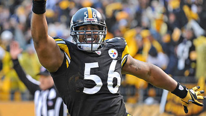 Steelers linebacker LaMarr Woodley on playing the Browns Sunday: "We have to take care of Cleveland. Last year, when we played Cleveland down there, they took care of business on us."