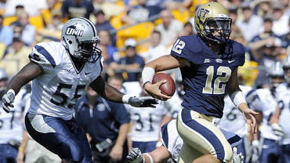 Pitt quarterback Tino Sunseri has thrown for 520 yards this season.