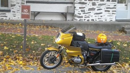 Pittsburgh lawyer Garry Nelson rode to Harpers Ferry, W.Va., for a Halloween trip.