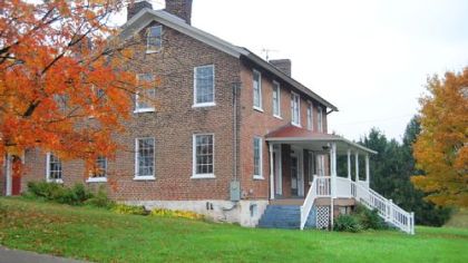 The former Abel Colley Tavern, five miles west of Uniontown in Fayette County, has been on the National Register of Historic Places since 1995. It was recently restored.