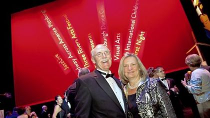 Cultural Trust CEO Kevin McMahon and wife Kristen.