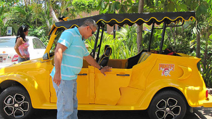 Jesus "Chino" Valdez, the Pirates' Mexican scouting supervisor, is easy to find driving the streets of his native Mazatlan in his custom car.