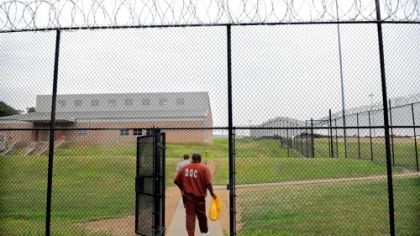Prisoners at the State Correctional Institution Laurel Highlands in Somerset County are able to walk within the fences to their jobs, activities and cafeteria.