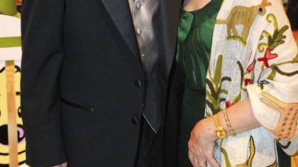 Animal Friends director David Swisher and board chair Marlene Ashton.