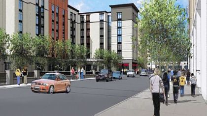 A rendering of Hyatt Place on the North Shore.