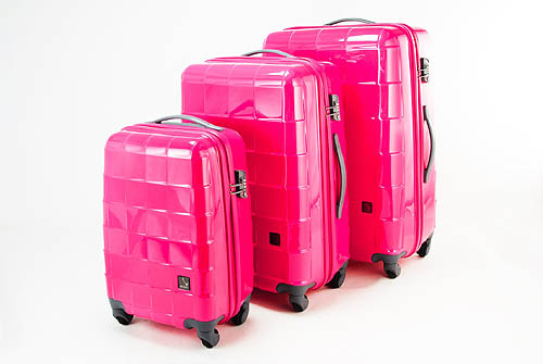 Bright Pink Suitcases