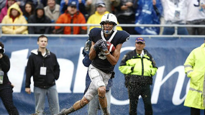 Penn State wide receiver Derek Moye.