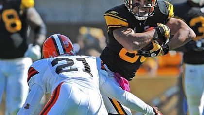 Hines Wards has a team-high 24 receptions through six games.