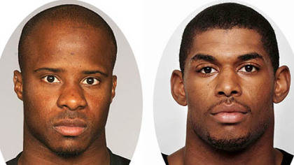 Ike Taylor, left, and Marques Colston.