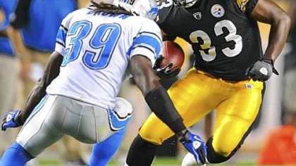 Isaac Redman (one touchdown and three first downs) looked like the best running back on the field Saturday against Detroit.